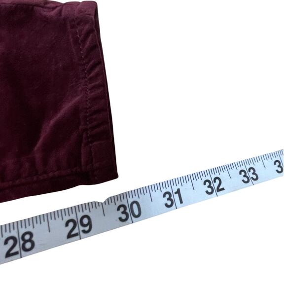 Adriano Goldschmied Women's Velvet Farrah High Rise Skinny Rich Carmine Sz 24R - Picture 12 of 12